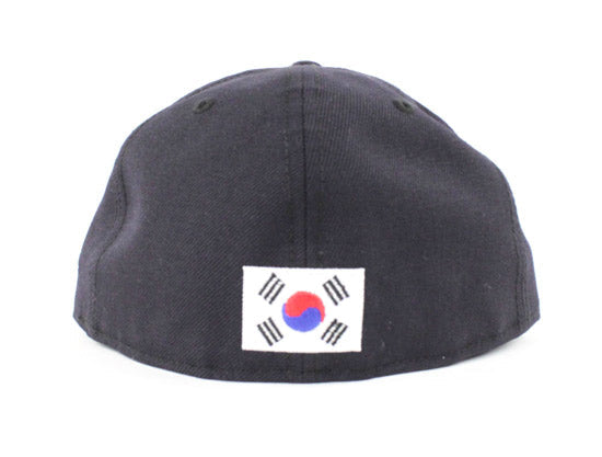 Korea New Era 59FIFTY Fitted Hat (Navy Gray Under Brim)