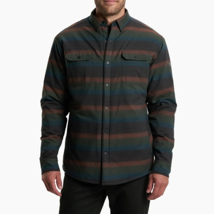KÜHL Men's JOYRYDR Fleece Lined Long Sleeve Flannel Shirt Jacket Jackets & Coats KUHL Oasis 2XL Reg
