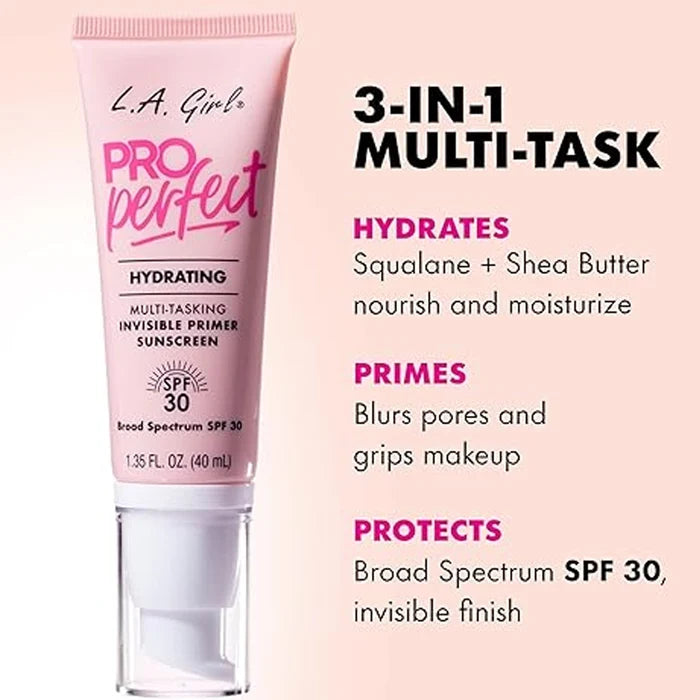 L.A. Girl Cosmetics PRO Perfect Multi-Tasking Invisible Primer with SPF30
