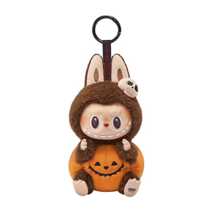 Pop Mart Plushie Labubu THE MONSTERS Sitting Pumpkin - Vinyl Plush Pendant