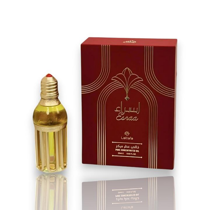 Lattafa Esraa – Women's Concentrated Perfume Oil 0.67 oz (20ml)