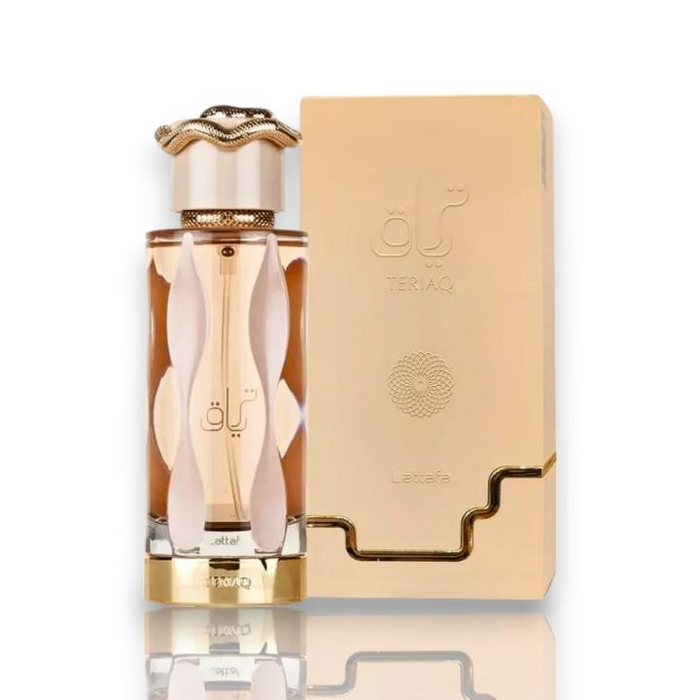 Lattafa | Teriaq | Eau De Parfum | 100 ML | 3.4 FL. OZ | Natural Spray Vaporisateur | Fragrance by Lattafa