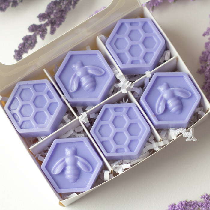Lavender Meadow Honeycombs Wax Melts - Pack of 6 - Jarful House