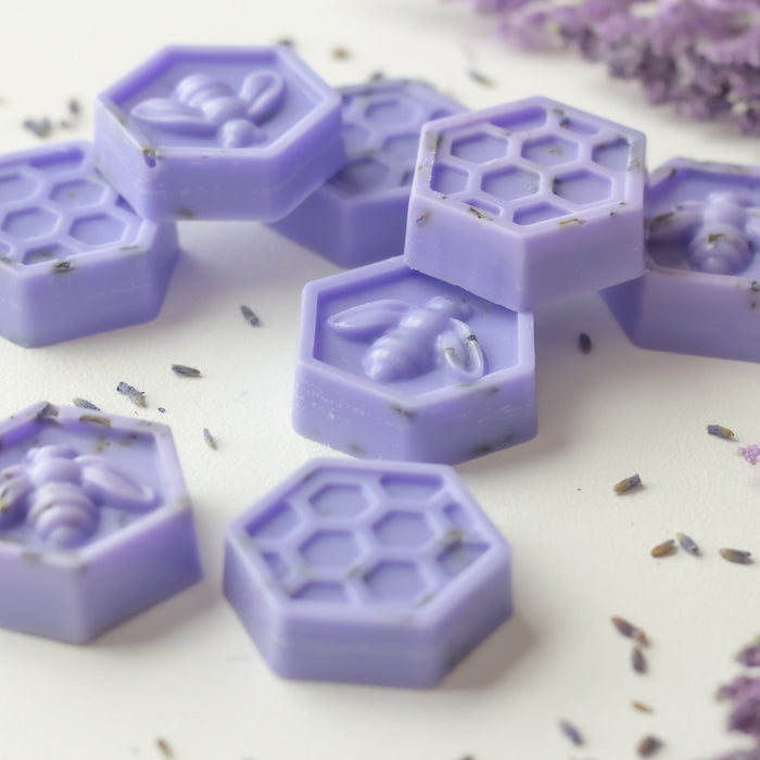 Lavender Medows Wax Melts | Dried Lavender Honeycombs Melts Pack of 6 - Jarful House