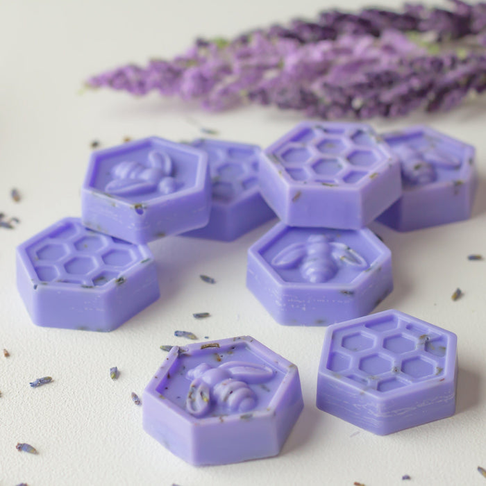Lavender Medows Wax Melts | Dried Lavender Honeycombs Melts Pack of 6 - Jarful House