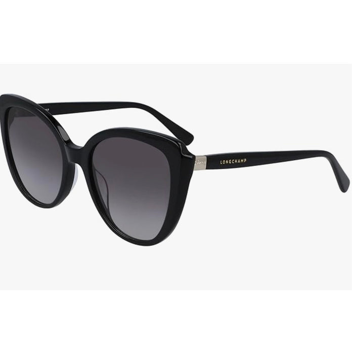 Longchamp Sunglasses LO 670 S 001 Black*Cat Eye*NEW in case with cloth