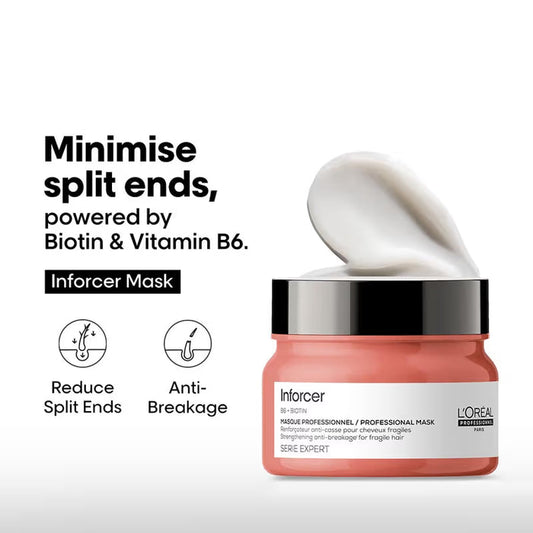 L'Oreal Professionnel Inforcer Mask for Reduced Hair Breakage (250 ml) With Biotin & Vitamin B6