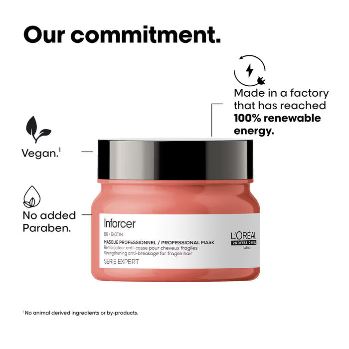 L'Oreal Professionnel Inforcer Mask for Reduced Hair Breakage (250 ml) With Biotin & Vitamin B6