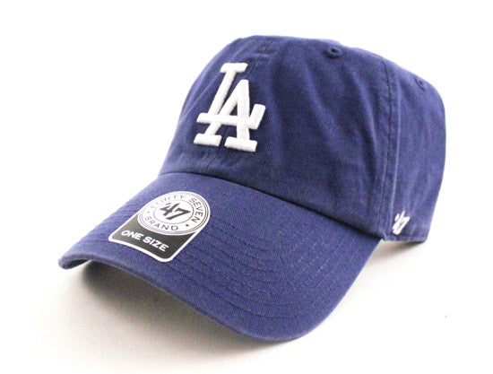 Los Angeles Dodgers 47 Brand Clean Up Dad Hats (Blue)