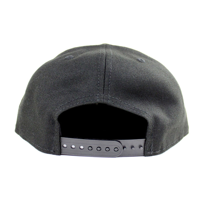 Los Angeles Dodgers New Era 9Fifty Snapback hat (Black White Gray Under Brim)