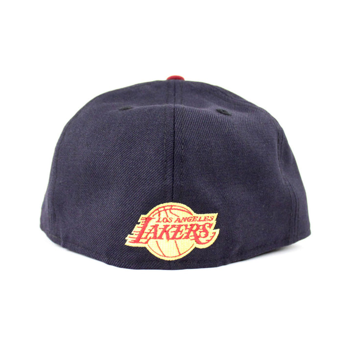 Los Angeles Lakers New Era 59Fifty Fitted Hat (Cleveland Cavaliers Color Gray Under Brim)