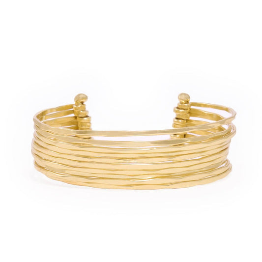 Louisa Multi Strand Cuff Brass