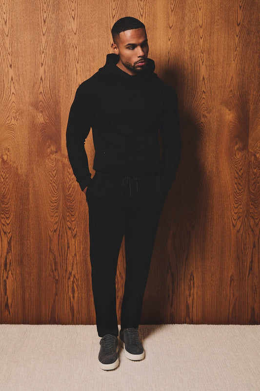 Luxe Sweat Smart Joggers in Black - TAILORED ATHLETE - USA