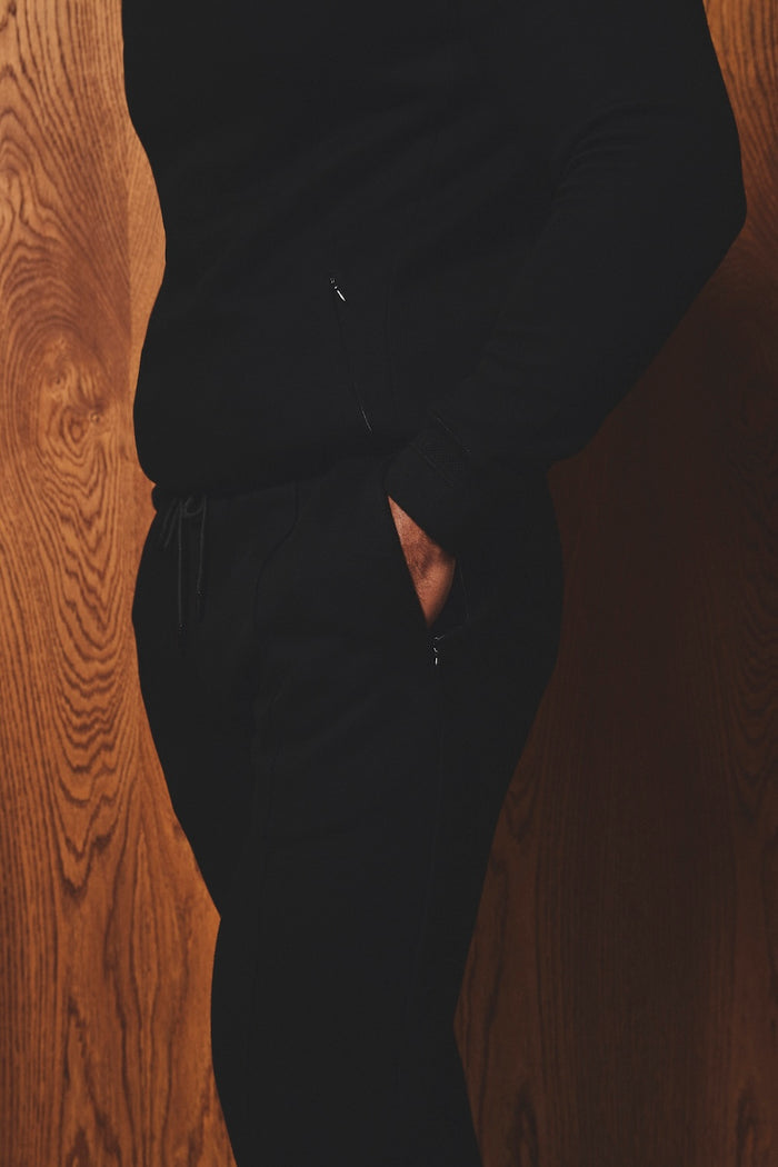 Luxe Sweat Smart Joggers in Black - TAILORED ATHLETE - USA