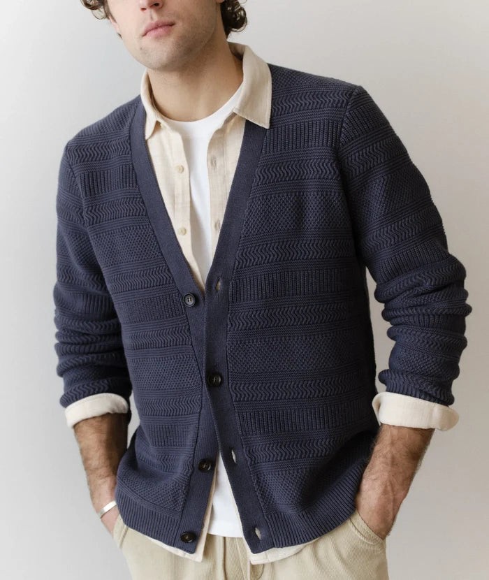 Maddox Cardigan Navy