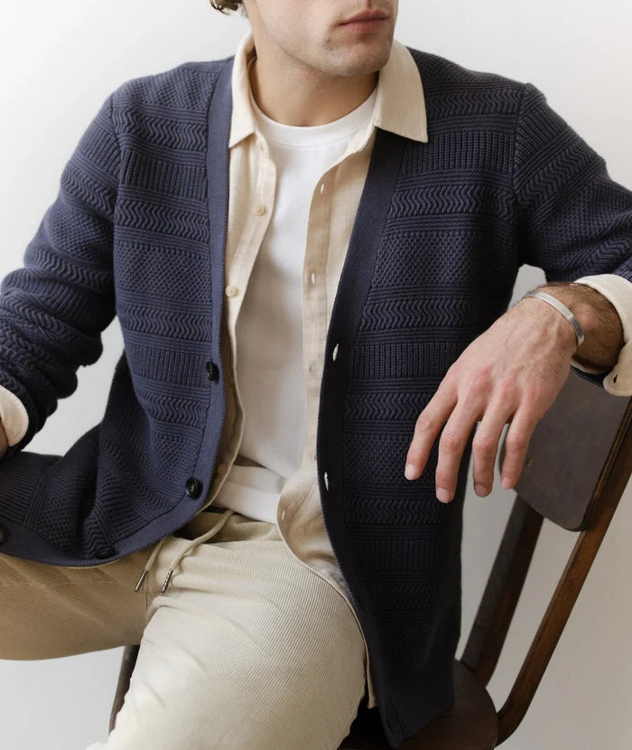 Maddox Cardigan Navy