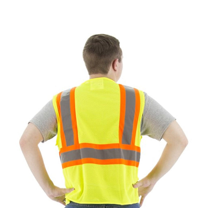Majestic Class 2 Hi-Vis Mesh Safety Vest Vests Majestic