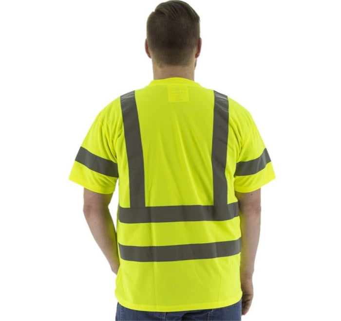Majestic Men's Hi-Vis Short Sleeve Shirt T-Shirts Majestic