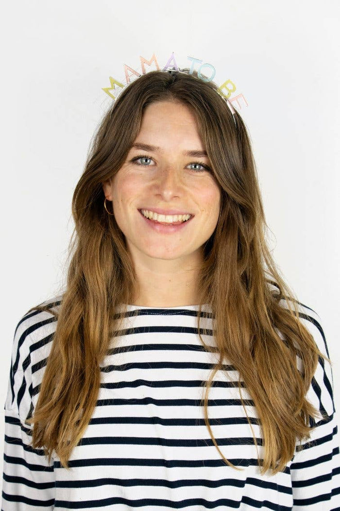 'Mama to Be' Pastel Metal Headband