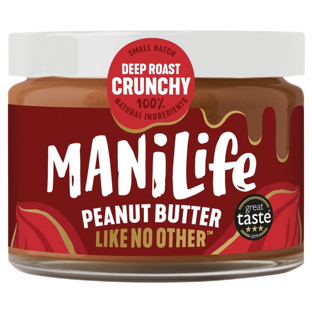 ManiLife Deep Roast Crunchy Peanut Butter 275g Jar