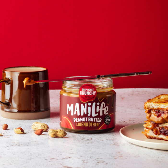 ManiLife Deep Roast Crunchy Peanut Butter 275g Jar