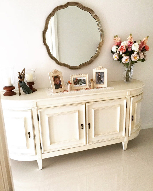 Marianne Mirror featured in clients home | Print Decor
