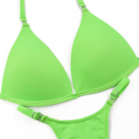 Matte Lime Posing Practice Suit