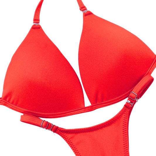Matte Red Posing Practice Suit
