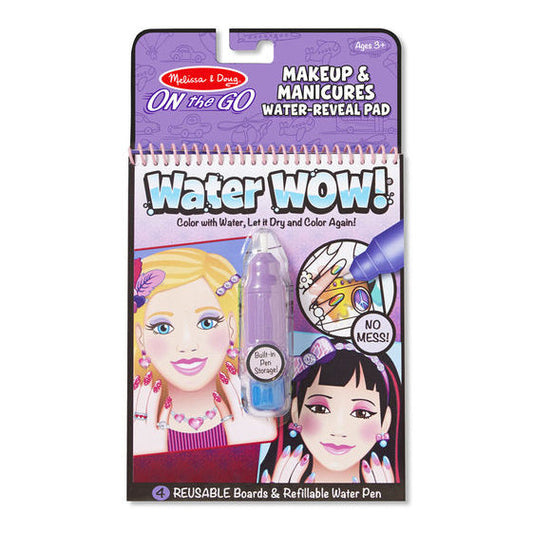 Melissa & Doug Water WOW! Water Reveal Pad - Makeup & Manicures