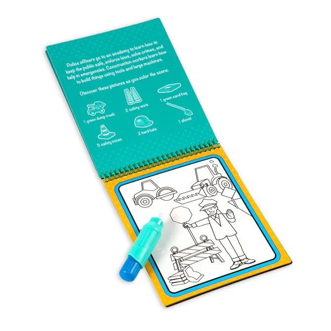 Melissa & Doug Water WOW! Water Reveal Pad - Occupations