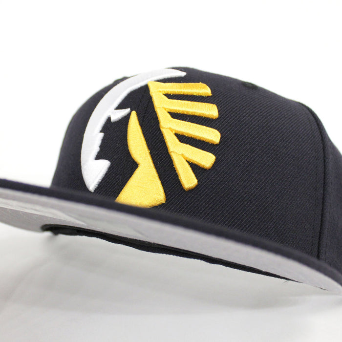 Memphis Chicks New Era 59fifty Fitted Hat (Jordan Retro 12 Michigan Navy White Yellow Gray Under Brim)
