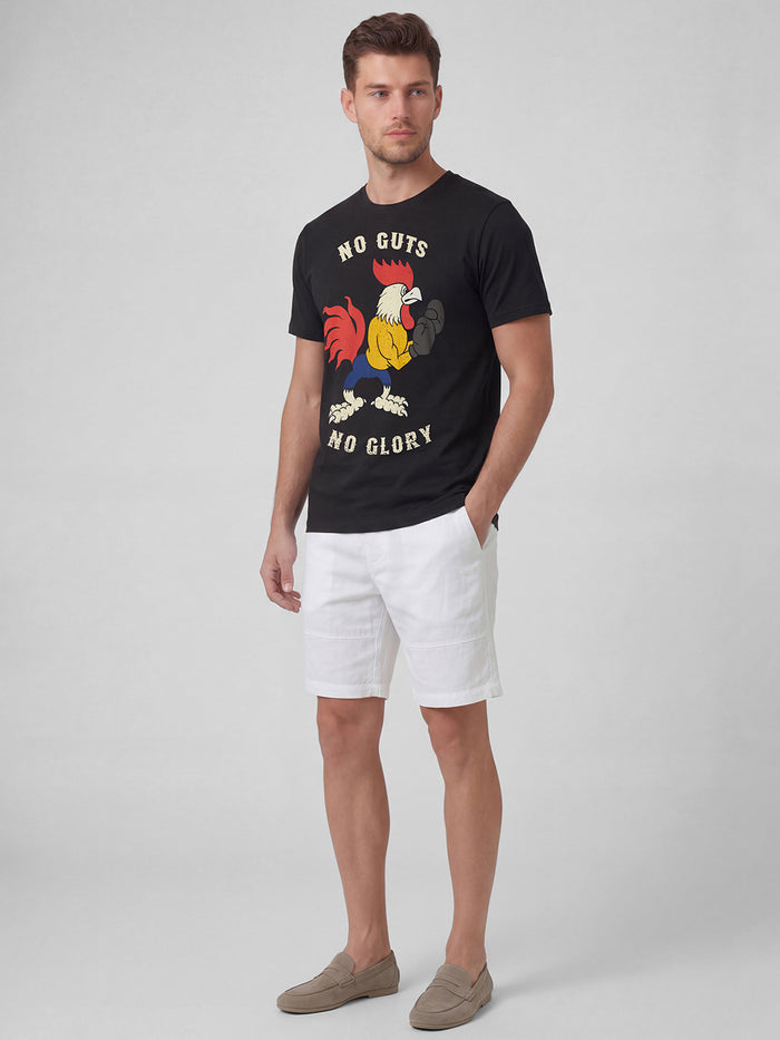 Men's 100% Organic Cotton Regular Fit Tshirt Black