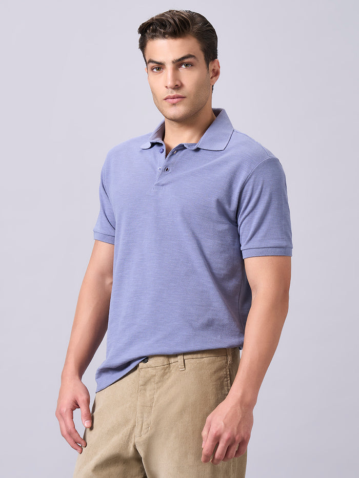 Men's 100% Organic Cotton Regular Fit Tshirt Lavender
