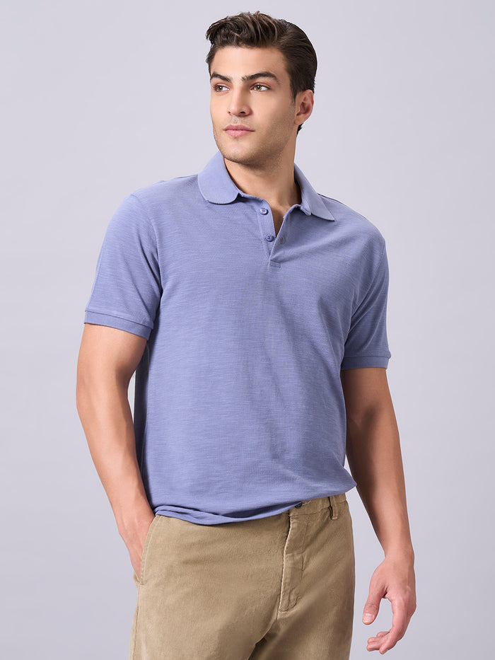 Men's 100% Organic Cotton Regular Fit Tshirt Lavender