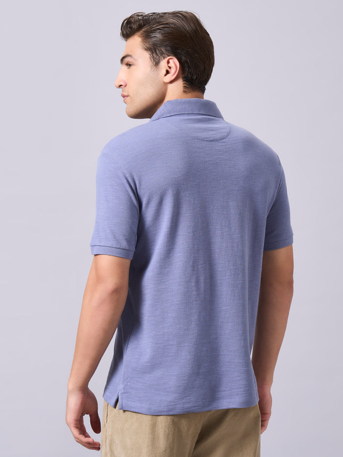 Men's 100% Organic Cotton Regular Fit Tshirt Lavender