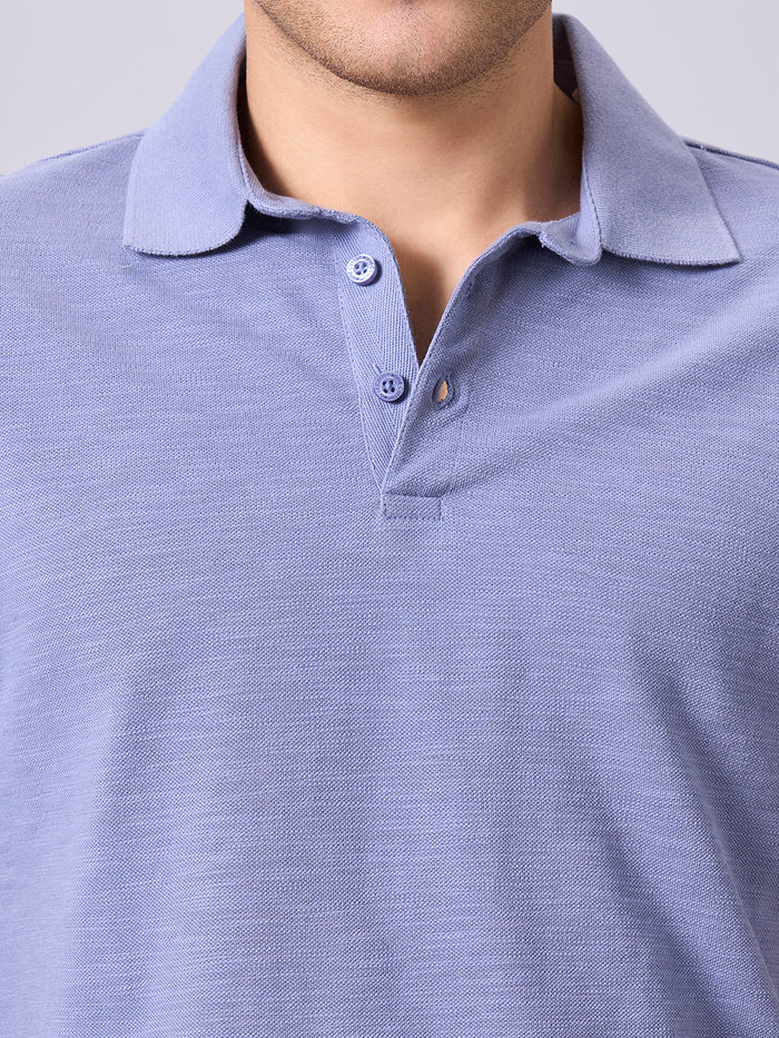 Men's 100% Organic Cotton Regular Fit Tshirt Lavender