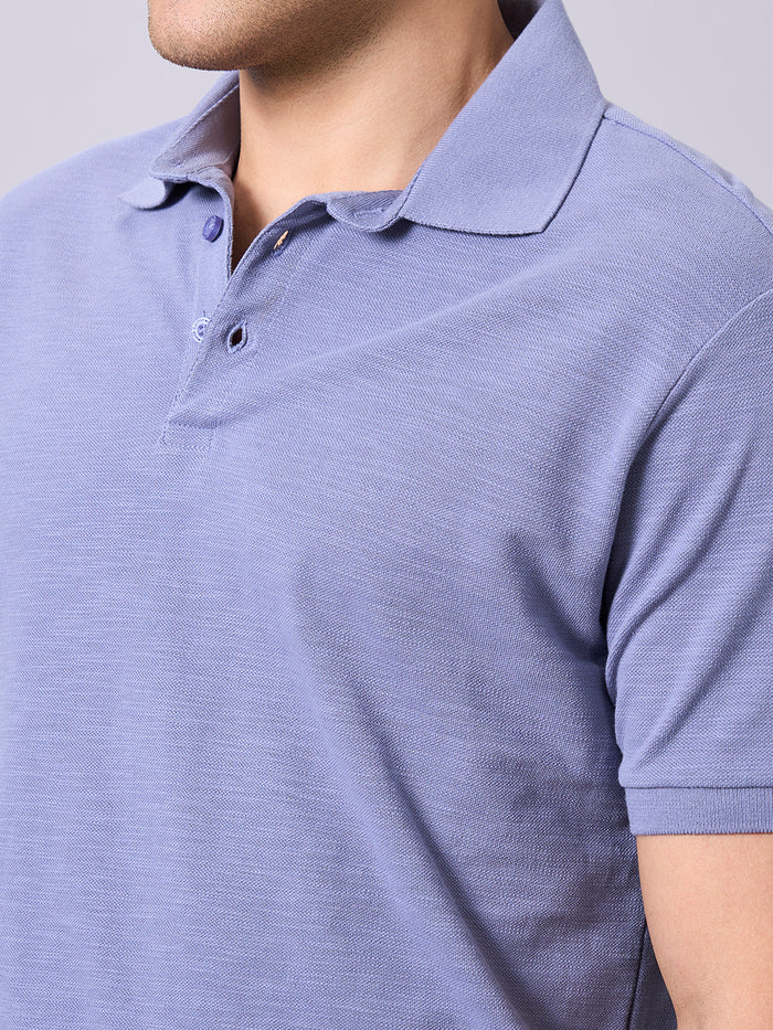 Men's 100% Organic Cotton Regular Fit Tshirt Lavender