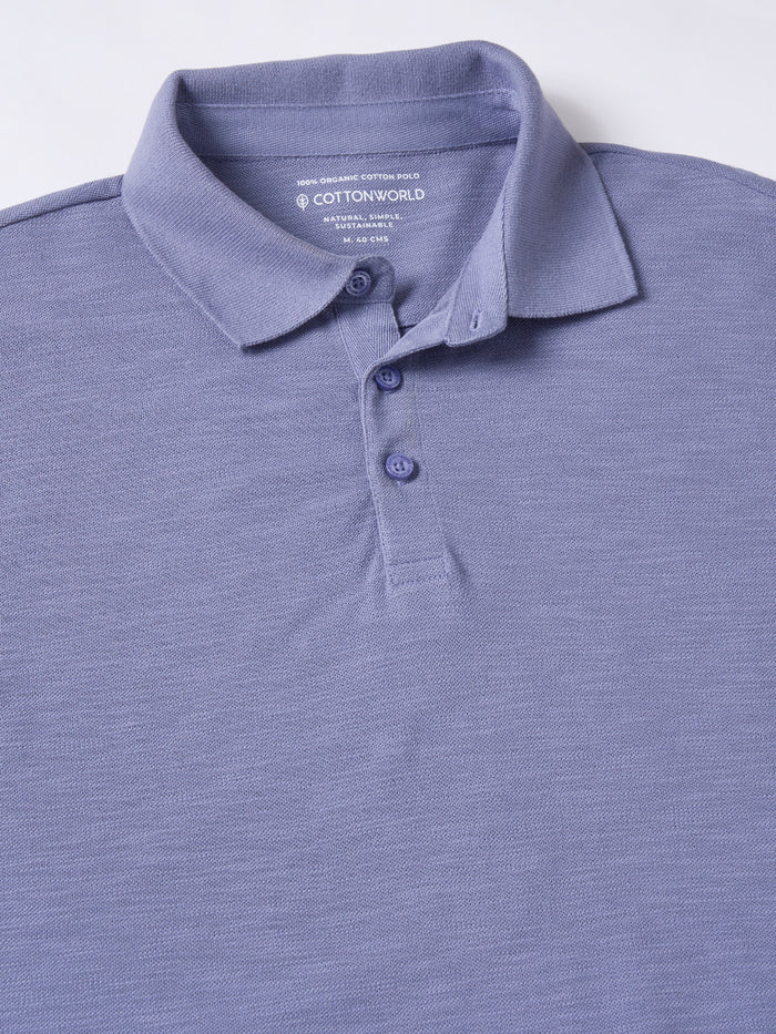 Men's 100% Organic Cotton Regular Fit Tshirt Lavender