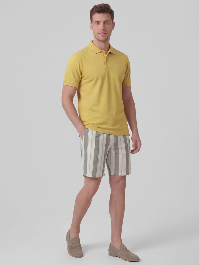 Men's 100% Organic Cotton Regular Fit Tshirt Mustard