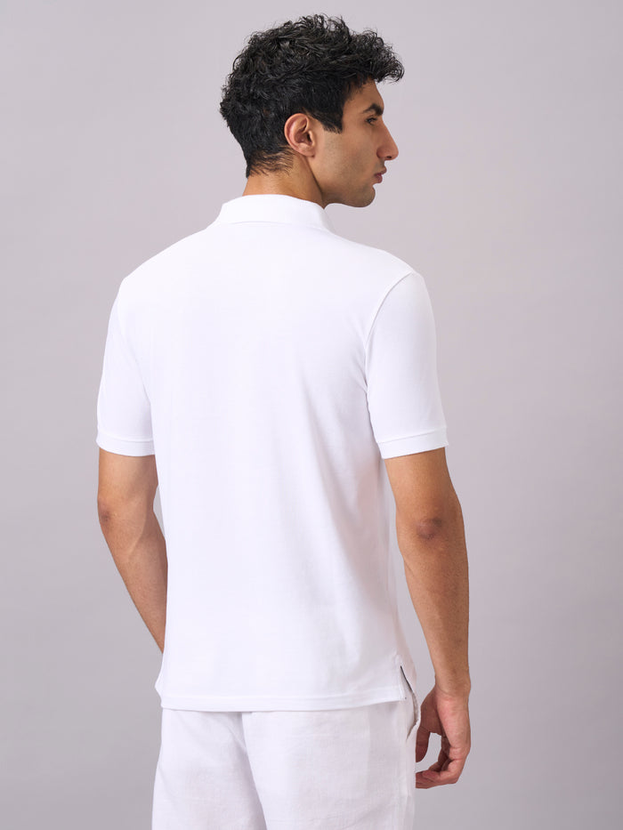 Men's 100% Organic Cotton Regular Fit Tshirt White