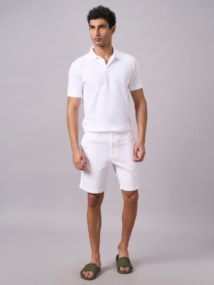 Men's 100% Organic Cotton Regular Fit Tshirt White