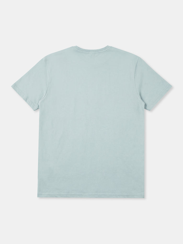 Men's 100% Organic Cotton Round Neck Regular Fit Graphic Tshirt Grey