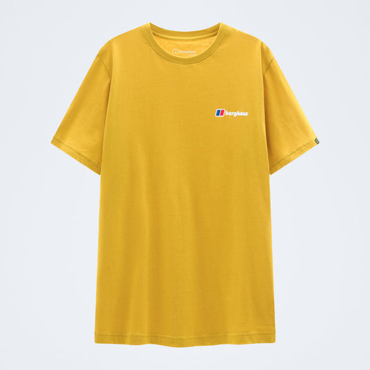 Men's Berghaus Class Logo Tee - Yellow