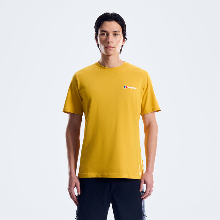 Men's Berghaus Class Logo Tee - Yellow