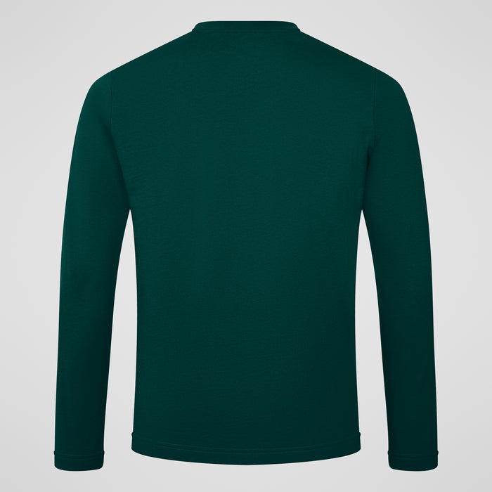 Men's Big Logo Long Sleeves Tee - Green