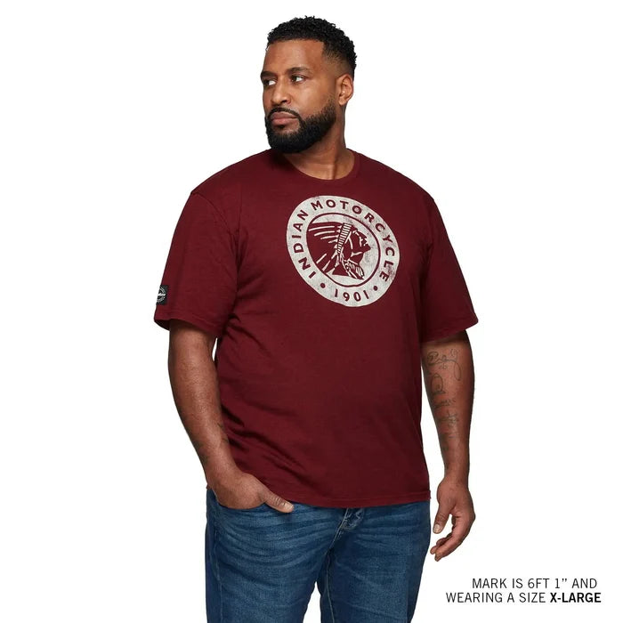 Men's Circle Headdress T-Shirt, Red