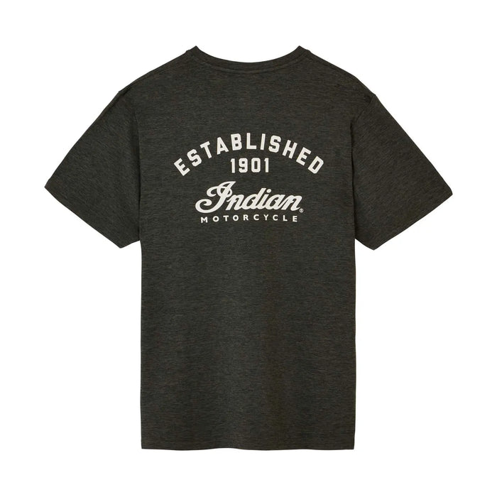 Men's Established Script Athlete T-Shirt, Khaki