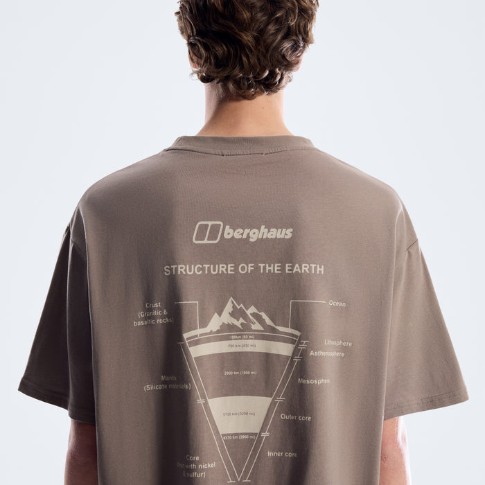 Men's Geo Structure Tee - Dark Grey