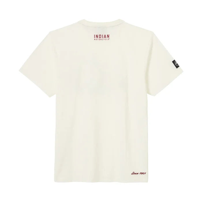 Men's Headdress Printed T-Shirt, White
