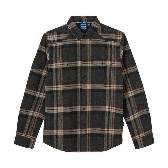 Men's Newark Plaid Shirt, Gray